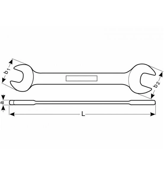 Bahco Funkenfreier Doppelmaulschlüssel, 8 x 10 mm, Aus Aluminiumbronze, 100 mm 2 Bahco Funkenfreier Doppelmaulschlüssel, 8 x 10 mm, Aus Aluminiumbronze, 100 mm – Bild 2
