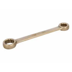 Bahco Funkenfreier Doppelringschlüssel, 12 x 14 mm, Aus Aluminiumbronze, 145 mm