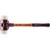 Halder SIMPLEX-Schonhammer, Nylon, Tempergussgeh., Holzstiel, Ø 40 Mm