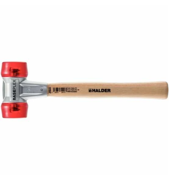 Halder BASEPLEX-Schonhammer, Celluloseacetat/celluloseacetat Zinkdruckguss-Geh., Holzstiel, Ø 40 Mm 1 Halder BASEPLEX-Schonhammer, Celluloseacetat/celluloseacetat Zinkdruckguss-Geh., Holzstiel, Ø 40 Mm