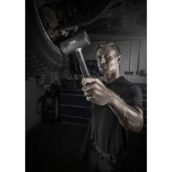 Halder BLACKCRAFT-Schonhammer, Stahlrohrstiel, PUR Ummantelt, Ergonom. Rutschsich. Griff, Ø 50 Mm -Günstiges Fix Geister Geschäft halder schonhammer 1438058 czm