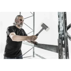 Halder SUPERCRAFT-Schonhammer, Stahlrohrstiel, Ergonom. Rutschsicherem Griff, Ø 50 Mm -Günstiges Fix Geister Geschäft halder schonhammer 1438125 czm
