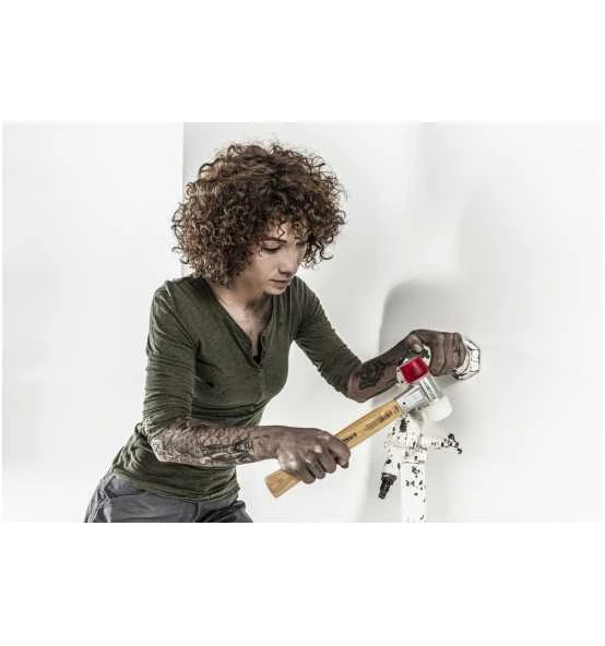 Halder BASEPLEX-Schonhammer, Nylon/Celluloseac., Zinkdruckguss-Gehäuse, Holzstiel, Ø 25 Mm 4 Halder BASEPLEX-Schonhammer, Nylon/Celluloseac., Zinkdruckguss-Gehäuse, Holzstiel, Ø 25 Mm – Bild 4