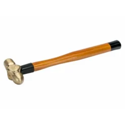 Bahco Schlosserhammer Mit Kugelpinne, Aluminiumbronze-Kopf Und Holzgriff, Funkenfrei, 450 g