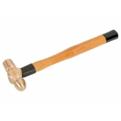 Bahco Schlosserhammer Mit Kugelpinne, Kupferberyllium-Kopf Und Holzgriff, Funkenfrei, 910 g