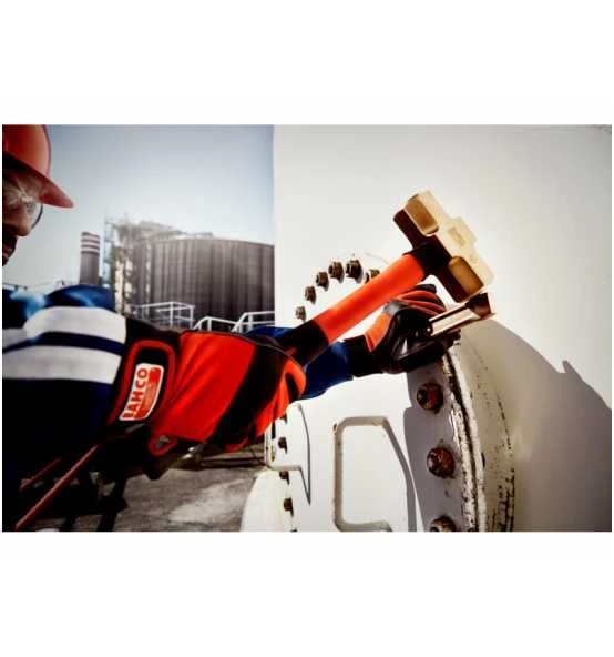 Bahco Vorschlaghammer Mit Aluminiumbronze-Kopf Und Fiberglas-Griff, Funkenfrei, 2 kg 2 Bahco Vorschlaghammer Mit Aluminiumbronze-Kopf Und Fiberglas-Griff, Funkenfrei, 2 kg – Bild 2