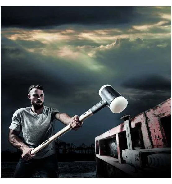 Halder SUPERCRAFT-Vorschlaghammer, Schwingungsdämpf. Ergon. Hickorystiel, 80 Mm, Kopf 200 Mm, 4410 G 4 Halder SUPERCRAFT-Vorschlaghammer, Schwingungsdämpf. Ergon. Hickorystiel, 80 Mm, Kopf 200 Mm, 4410 G – Bild 4