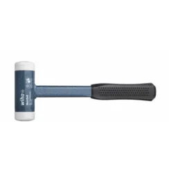 Wiha Schonhammer Rückschlagfrei, Sehr Hart Mit Stahlrohrstiel, Rund-Schlagkopf (39021)